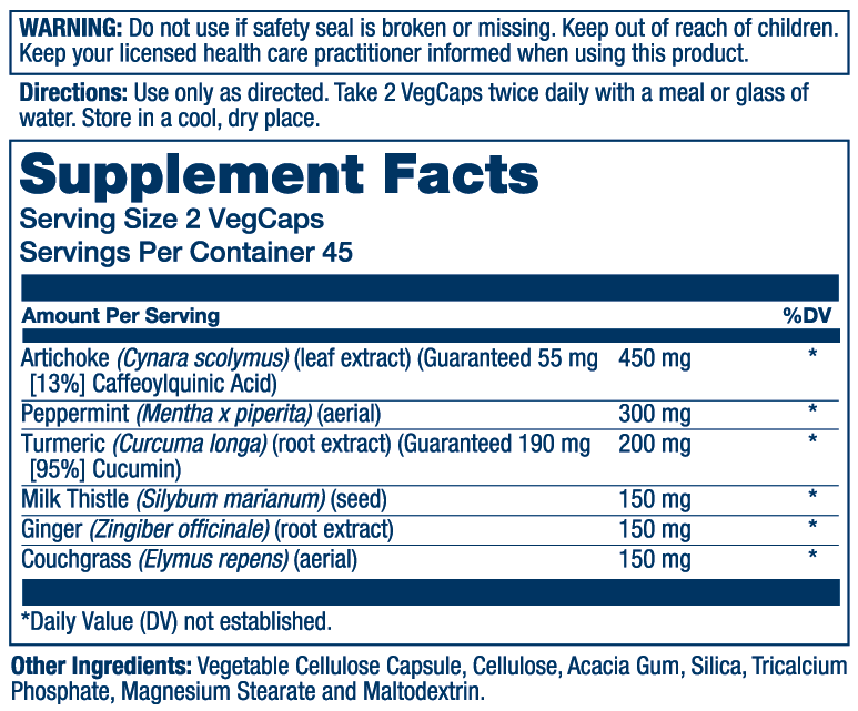 Gallbladder Support Formula
