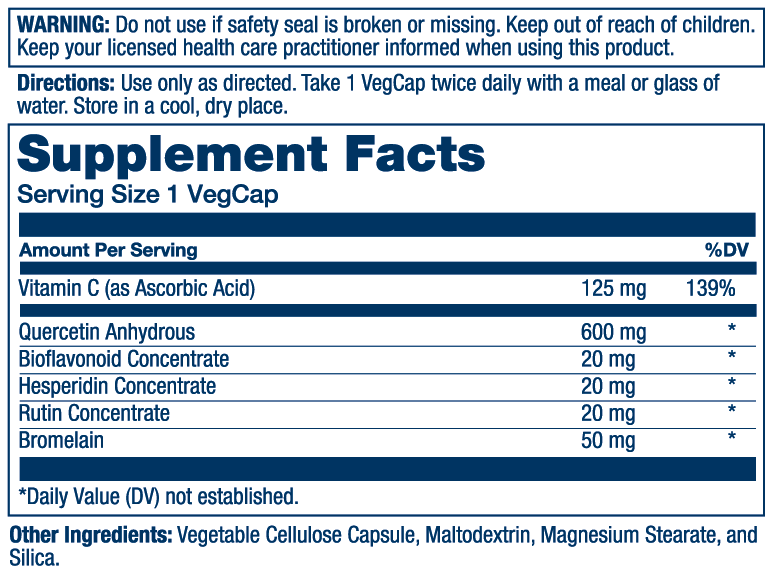 Mega Quercetin 600mg