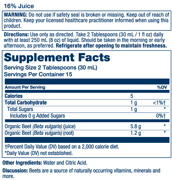 Beet Root Juice Organic