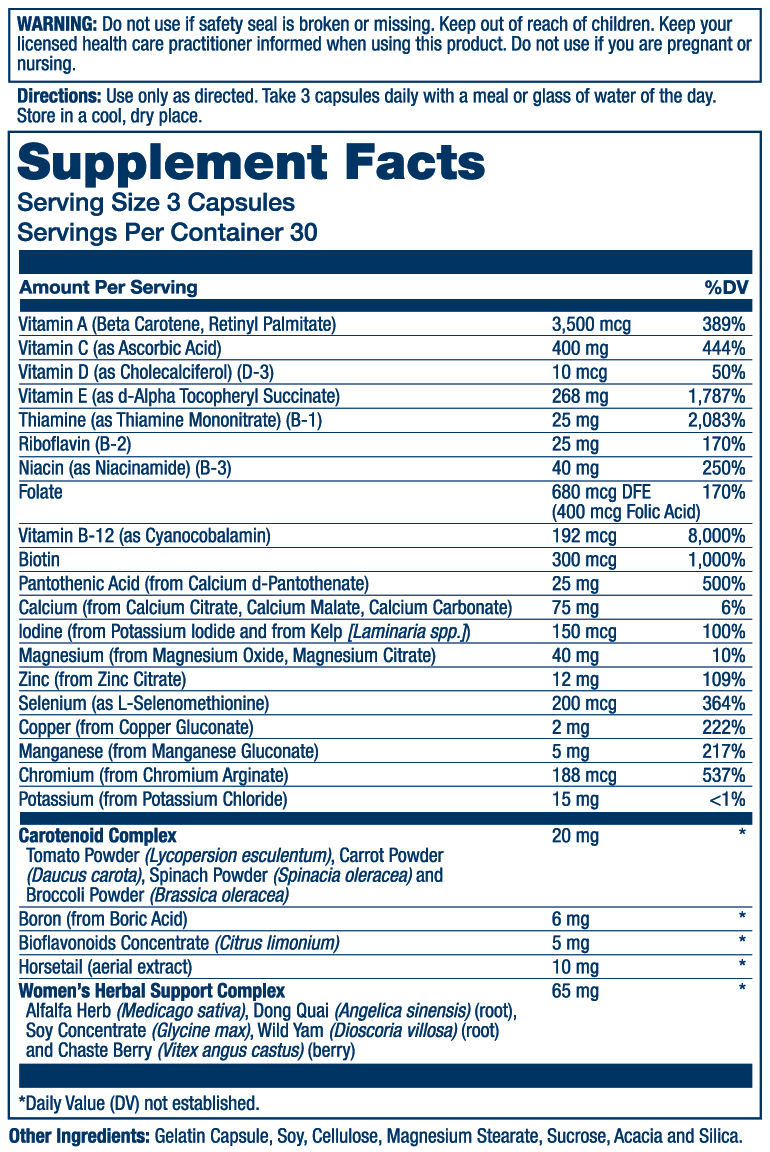 Women's Golden Multivitamin