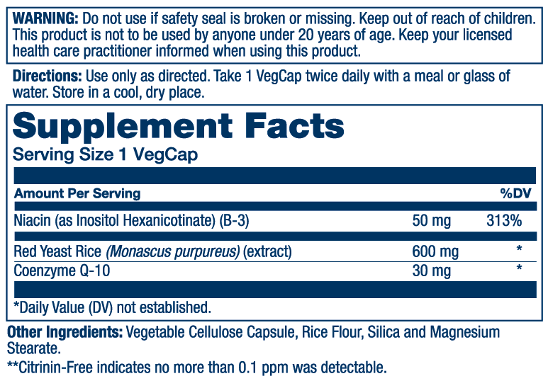 Red Yeast Rice + CoQ-10