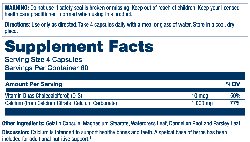 Calcium Citrate With Vitamin D-3 1000mg