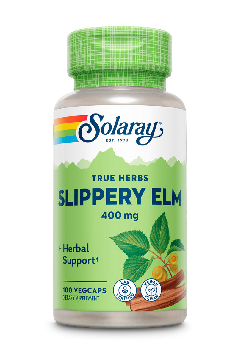 Slippery Elm - 400 MG (100 Capsules) by Solaray at the Vitamin Shoppe