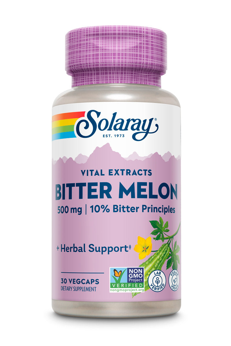Bitter Melon Fruit Extract 10%, 500mg