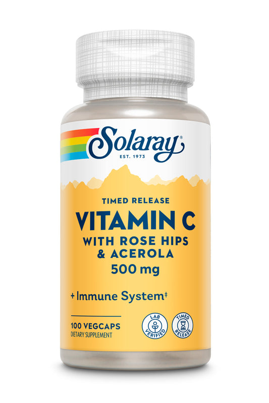 Vitamin C With Rose Hips & Acerola 500mg