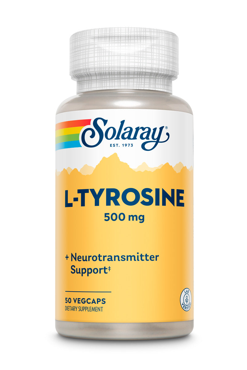 L-Tyrosine, Free Form 500mg – Solaray