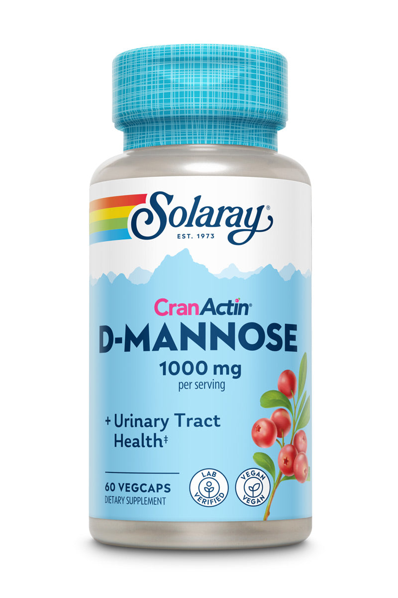 D-Mannose With Cranactin Cranberry Extract – Solaray