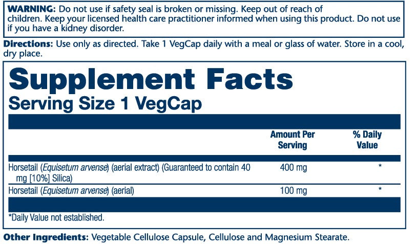 Horsetail Aerial Extract 400mg