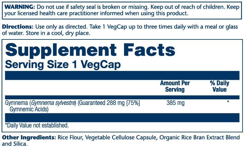 Gymnema Leaf Extract 385mg