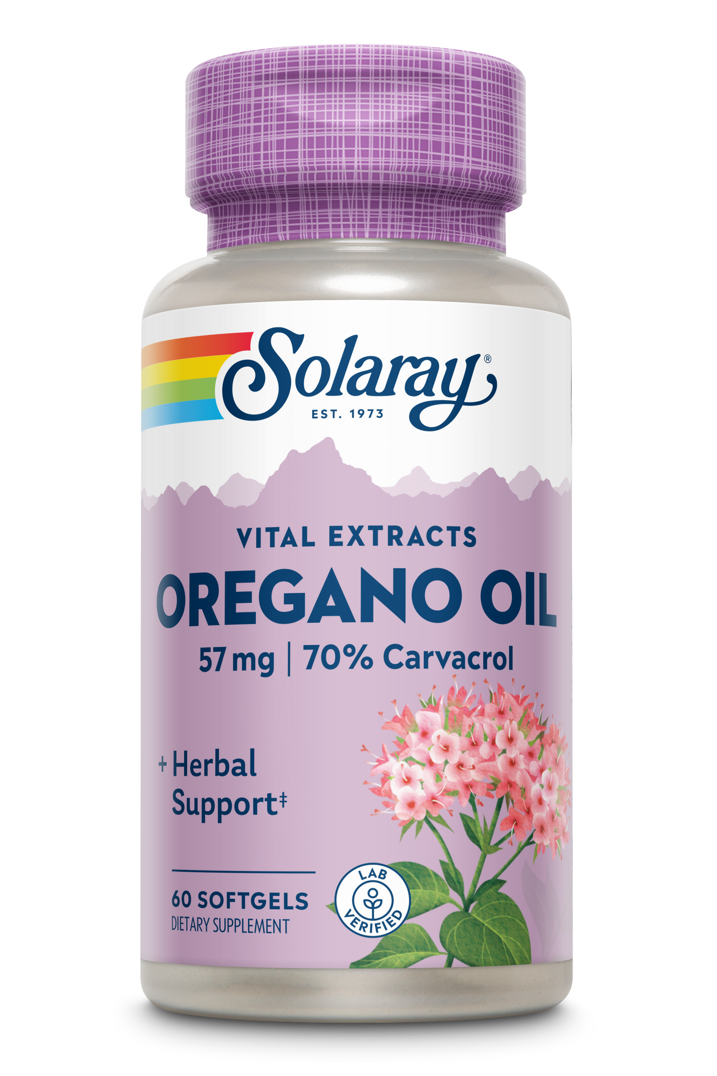 Oregano Oil 70% Carvacrol, 57mg