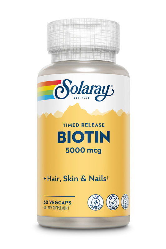 Biotin, Timed-Release 5,000mcg