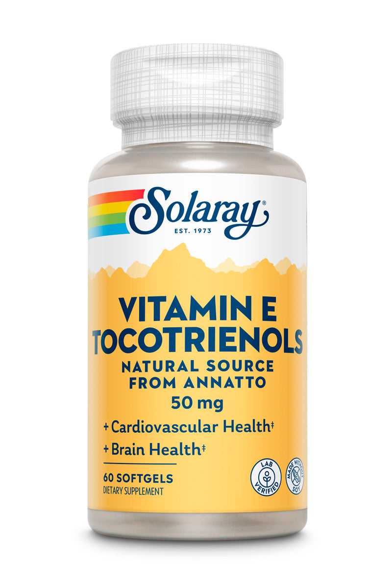 Vit E Tocotrienols, Annatto 50mg Solaray Vit E Tocotrienols, Annatto 50mg Solaray