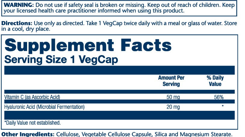 Hyaluronic Acid 20mg