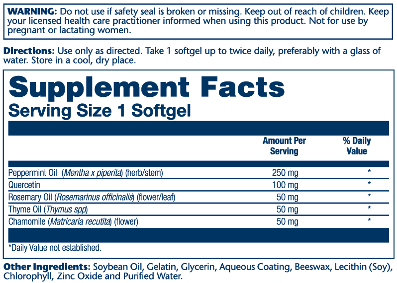Peppermint Oil, Enteric Coated