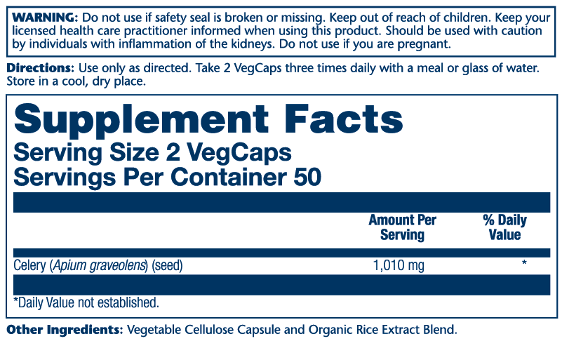 Celery Seed 1010mg