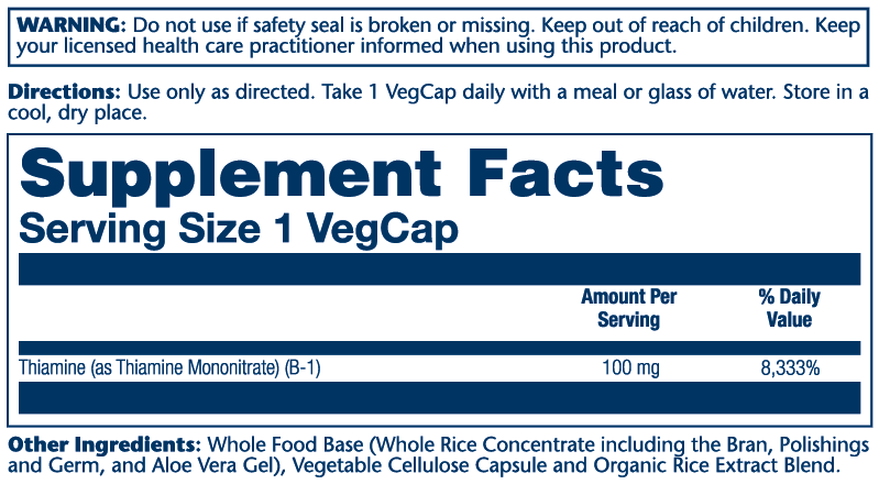 Vitamin B-1, 100mg