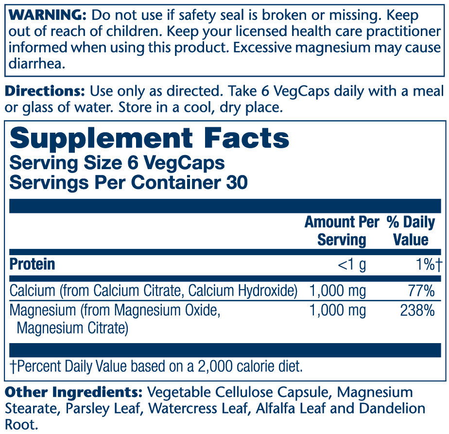 Calcium & Magnesium Citrate
