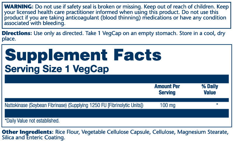 Nattokinase 100mg