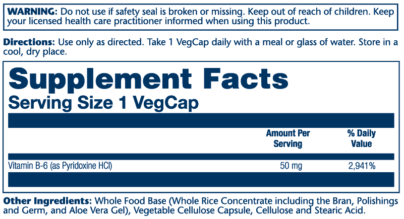 Vitamin B-6, Timed-Release