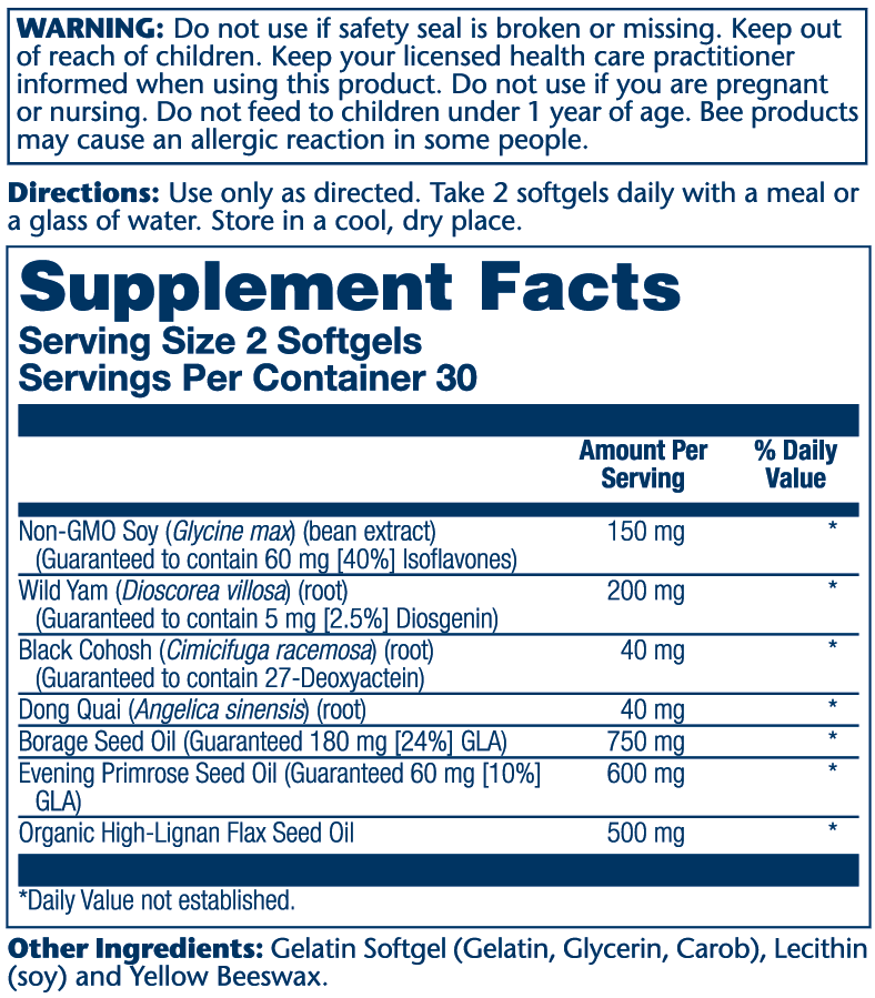 PhytoEstrogen Plus EFA's