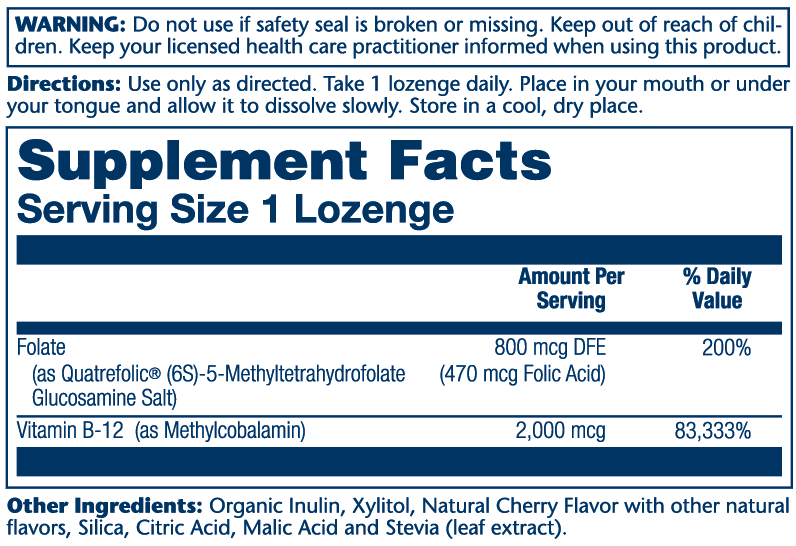 Methyl B-12 & Methyl Folate