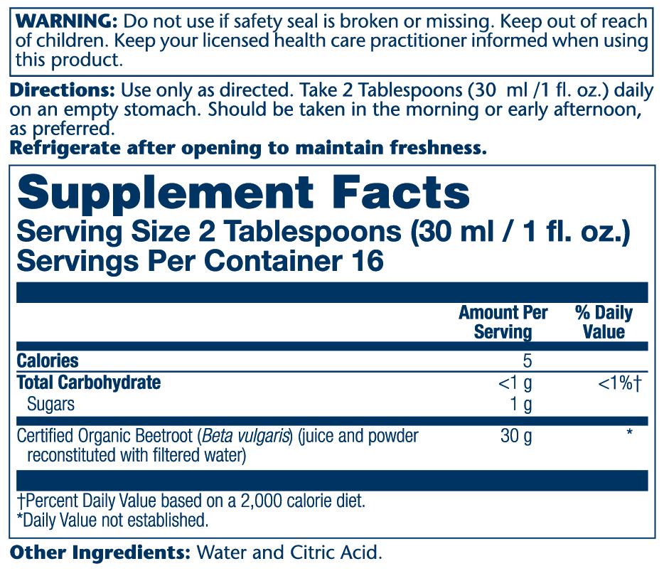 Organic Beet Root Juice