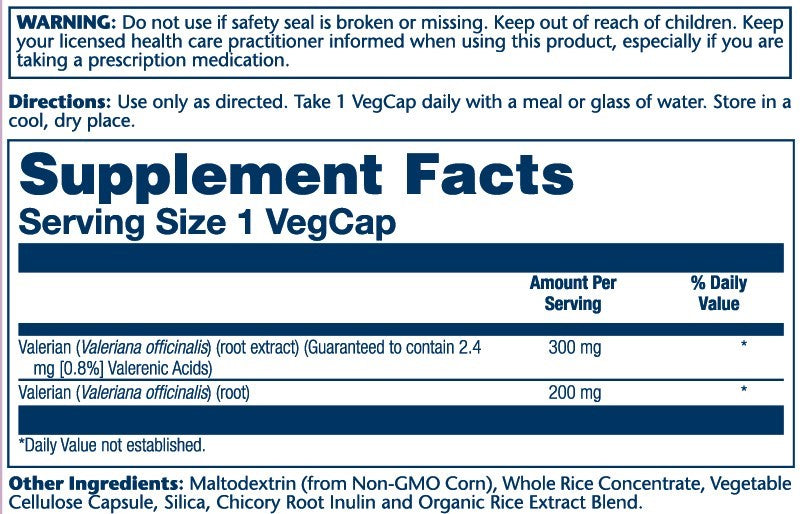 Valerian Root Extract 300mg