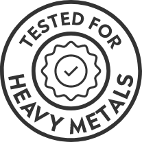 Tested for Heavy Metal Tested for Heavy Metal