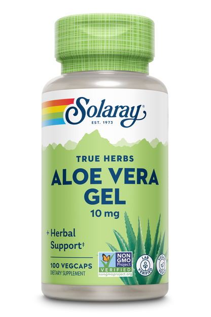 support aloe vera plant Aloe Vera Gel 10mg – Solaray