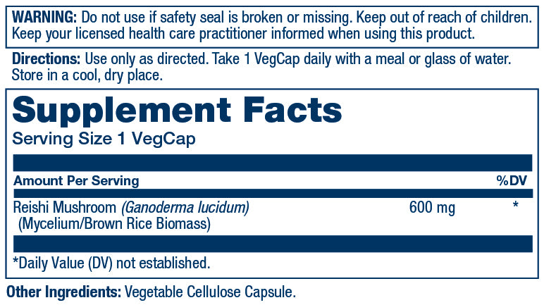 Reishi Mushroom 600mg