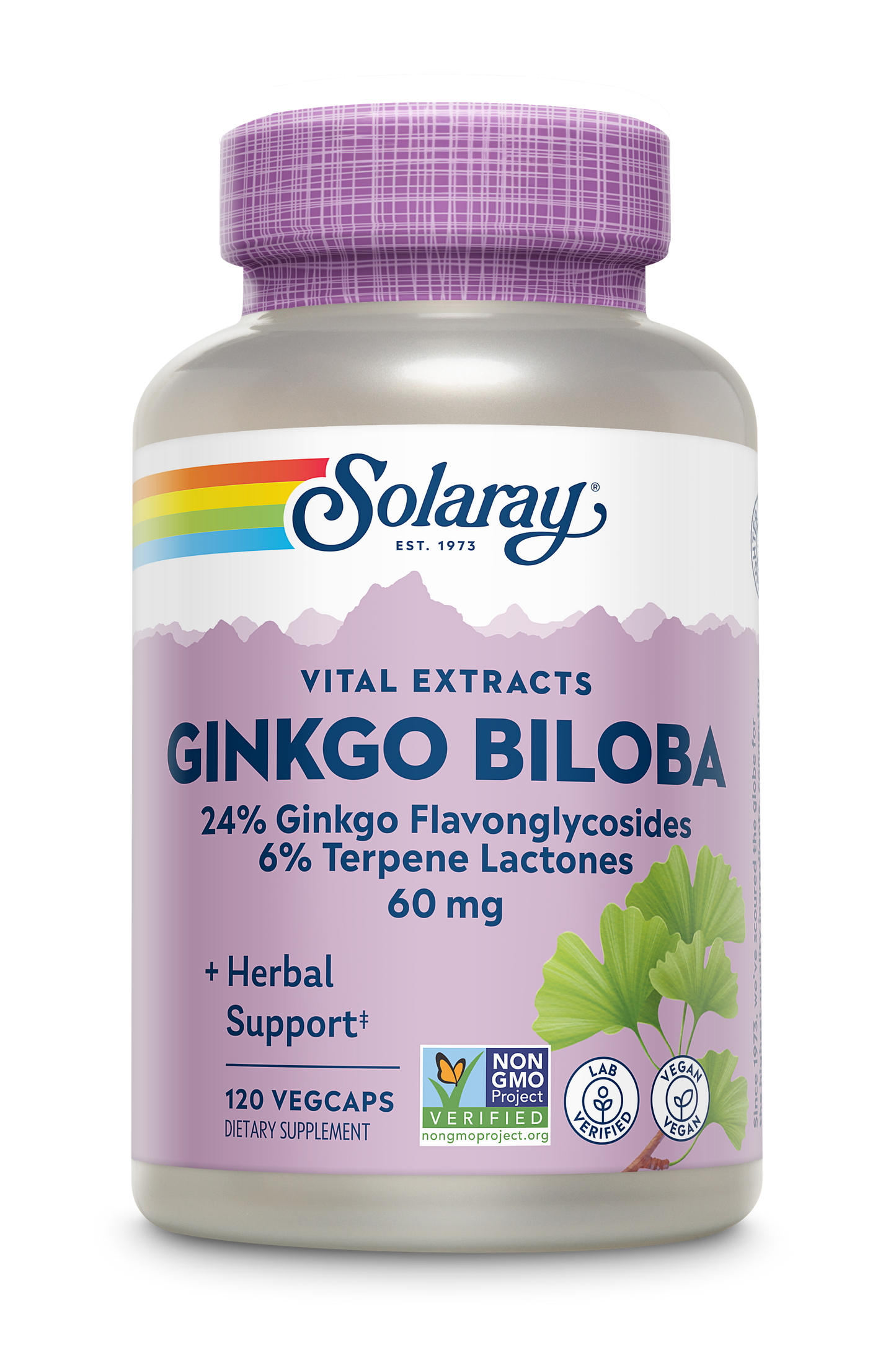 Ginkgo Biloba Leaf Extract 60mg