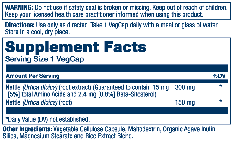 Nettle Root Extract 300mg