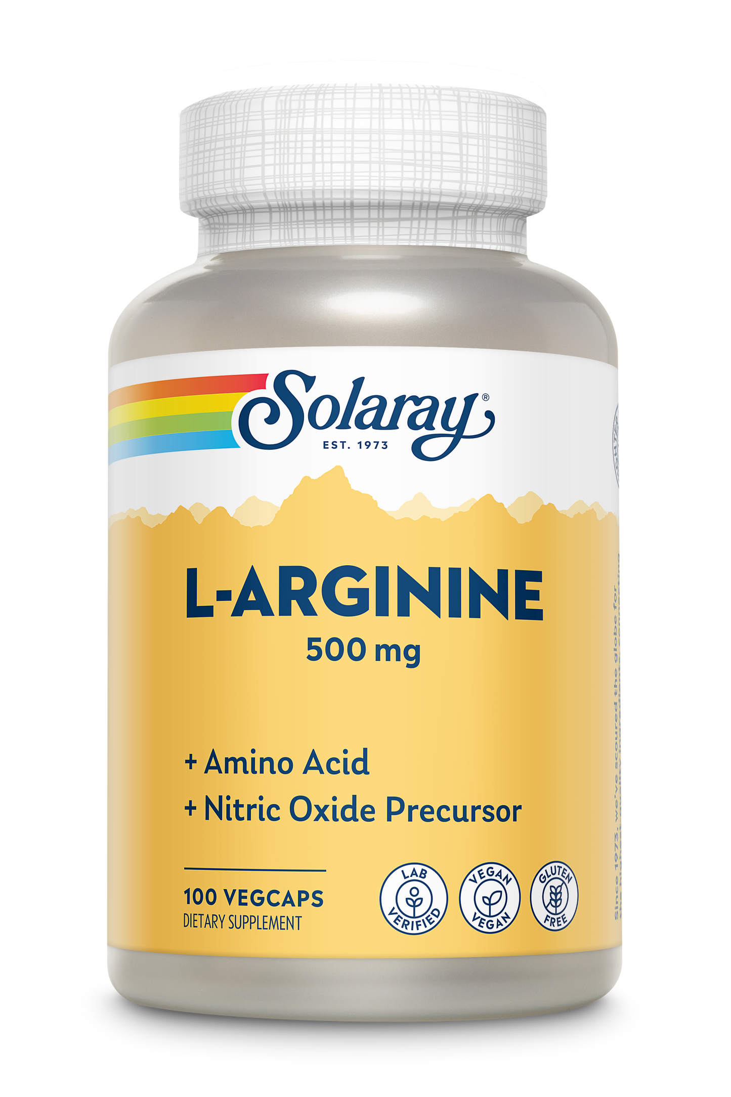 L-Arginine, Free Form 500mg