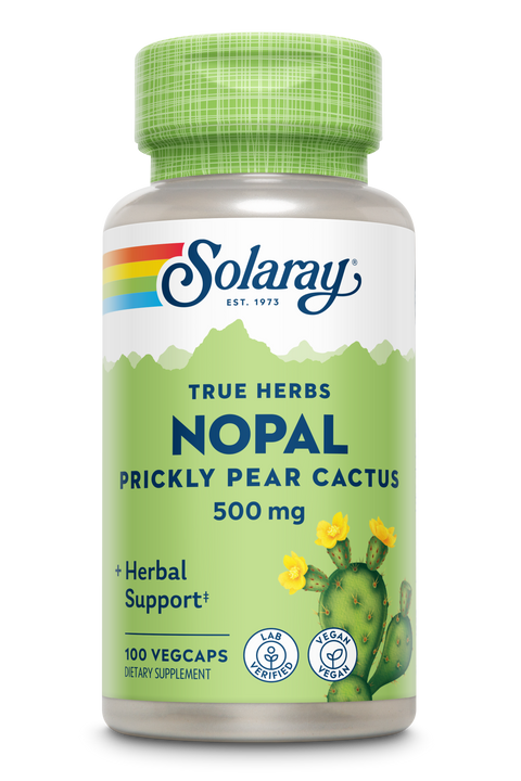 freeze dried nopal cactus prickly pear Nopal, Prickly Pear Cactus 500mg – Solaray