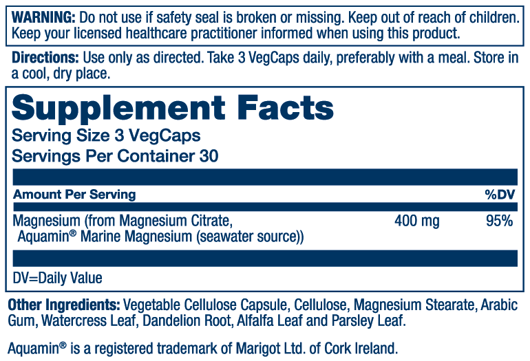 Magnesium Citrate 400mg