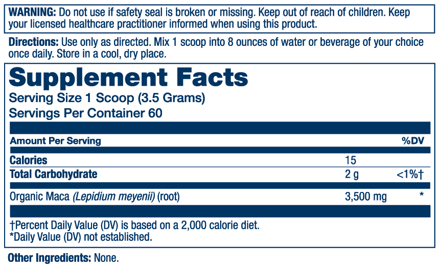 Maca Root Powder