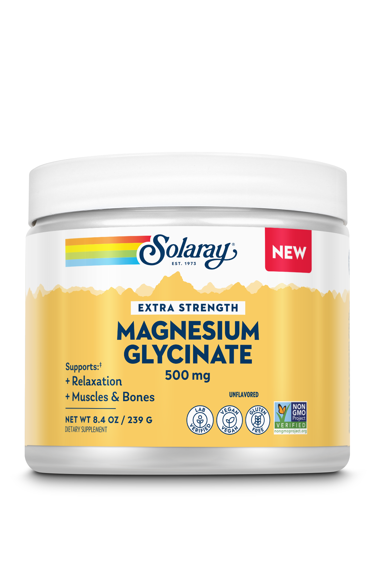Extra-Strength Magnesium Glycinate Powder 500 mg