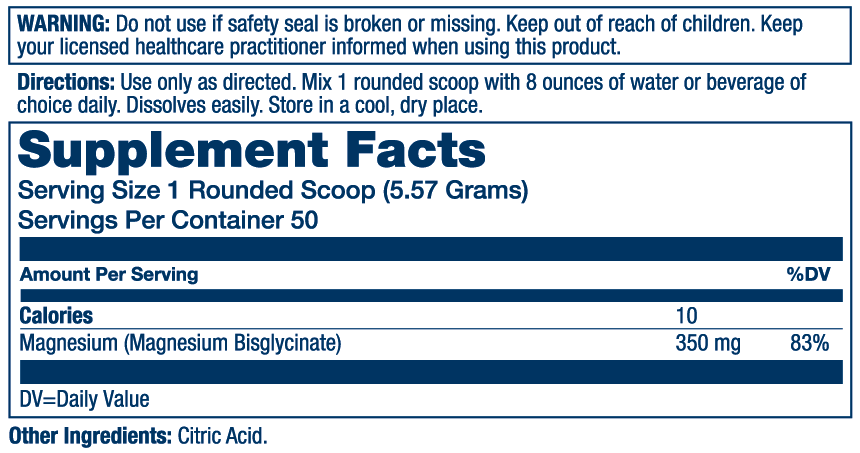 Magnesium Glycinate Powder