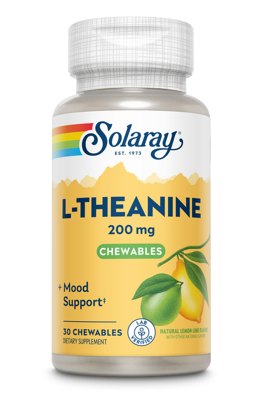 Sugar-Free L-Theanine Chewable, Lemon-Lime Flavor