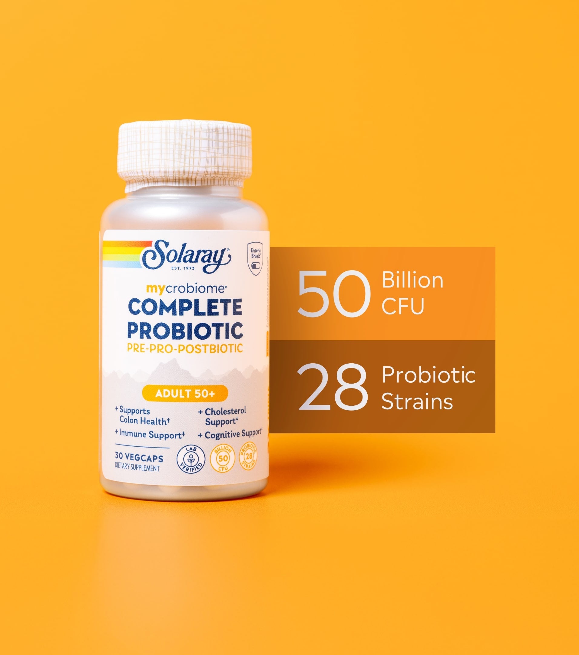 Mycrobiome Complete Probiotic Adult 50+ – Solaray
