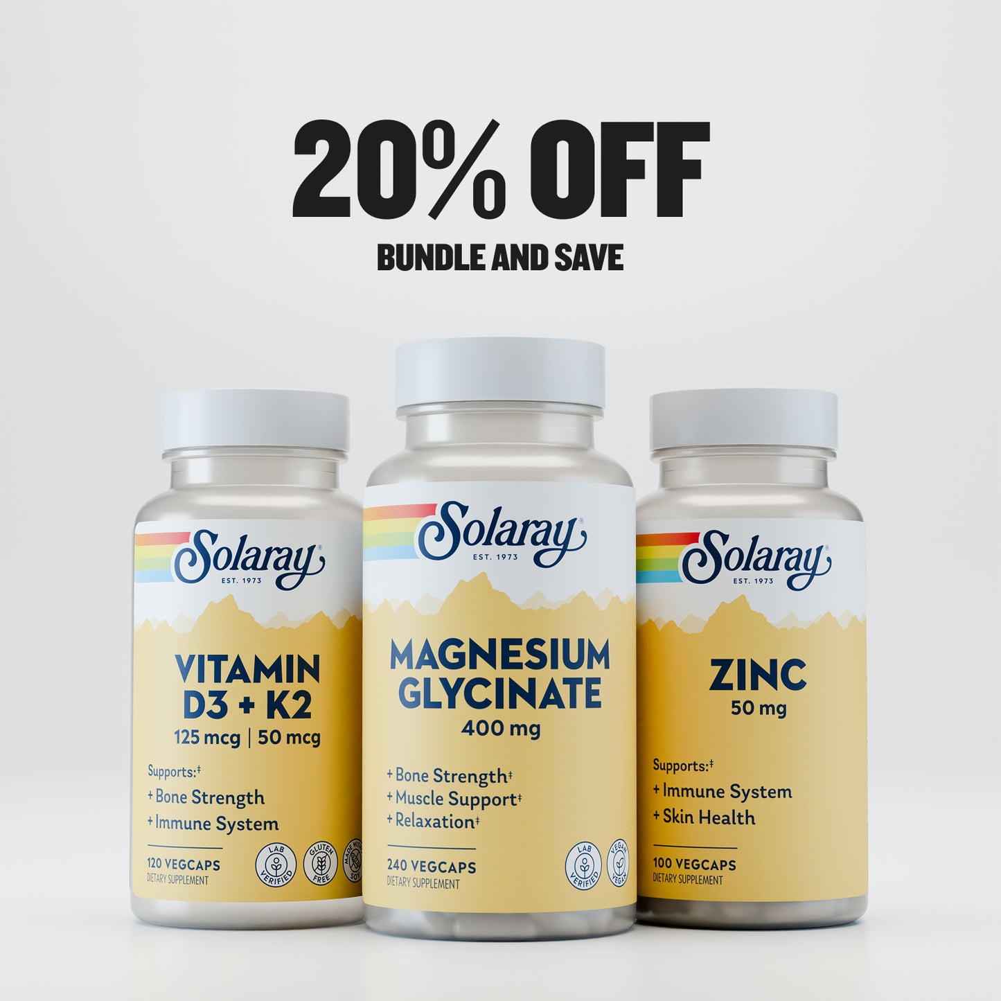 Solaray 3 Product Wellness Bundle