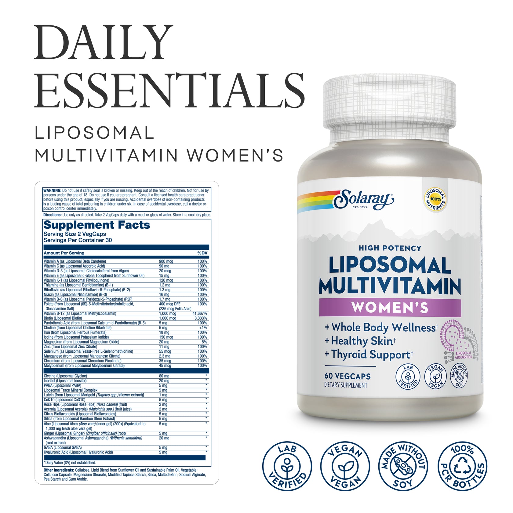 Women's Daily Wellness Bundle – Solaray
