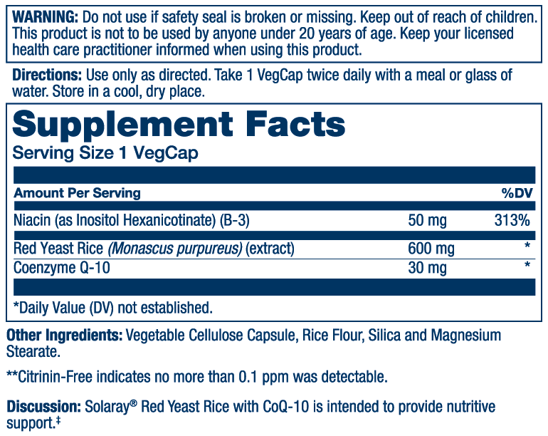 Red Yeast Rice + CoQ-10