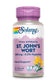 A bottle of Solaray St. John's Wort Aerial Extract 300mg, labeled for mood support, with a yellow flower illustration.