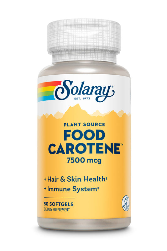 Food Carotene, Vitamin A As Beta Carotene 7500mcg