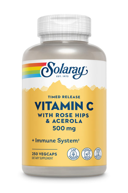 Vitamin C With Rose Hips & Acerola 500mg