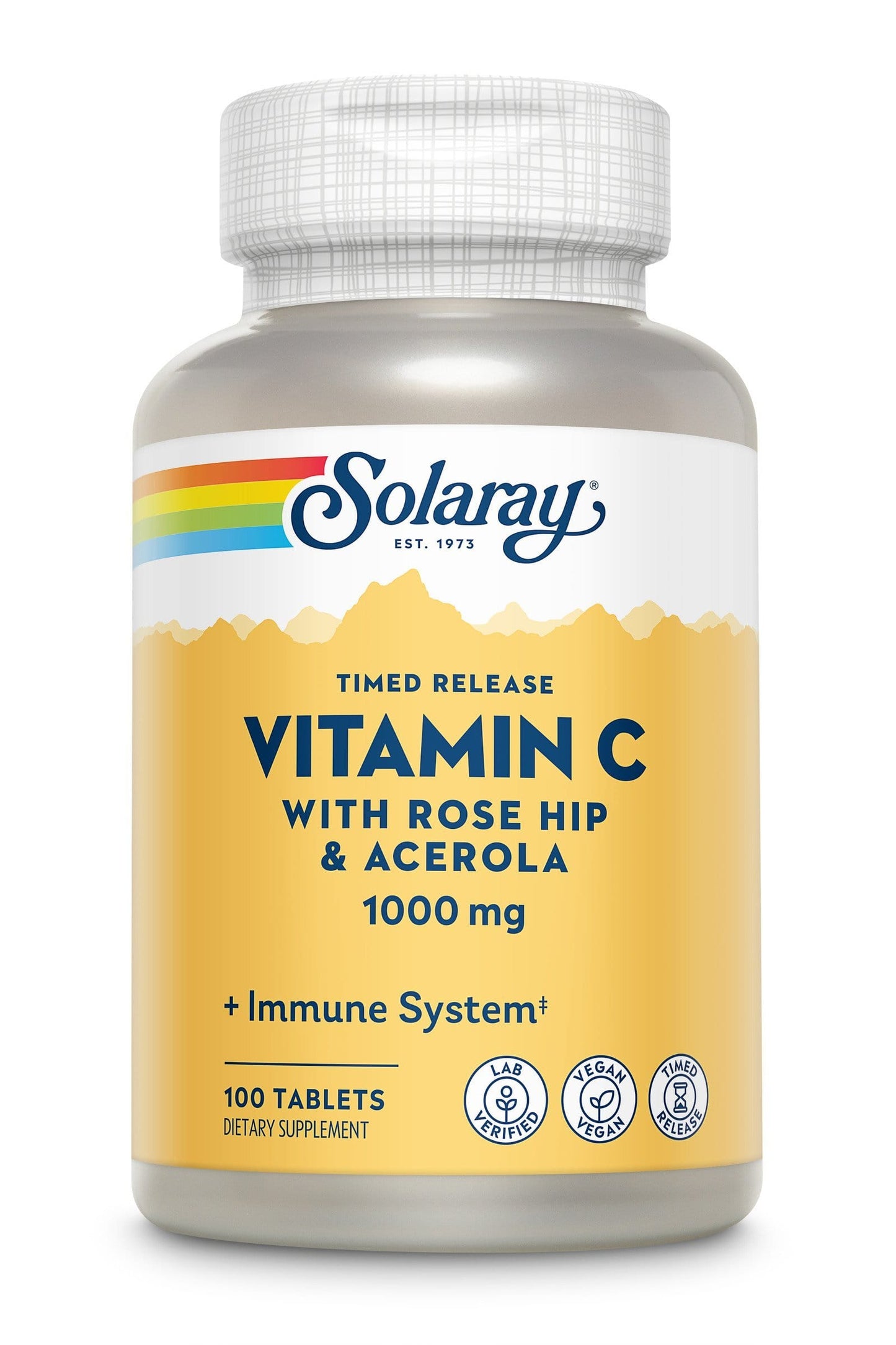 Vitamin C With Rose Hips & Acerola, Timed-Release 1000mg