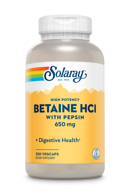High Potency Betaine HCl with Pepsin