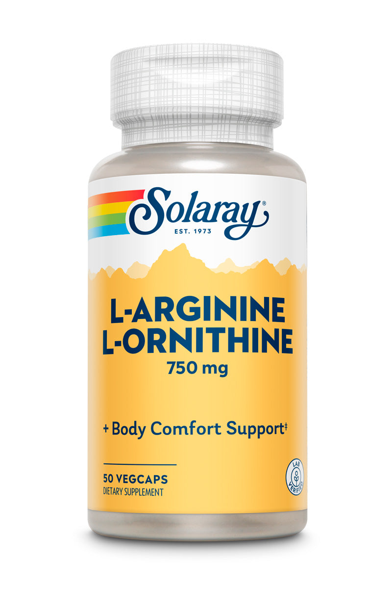 L-Arginine & L-Ornithine, 750mg