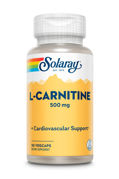 L-Carnitine, Free Form 500mg Solaray L-Carnitine, Free Form 500mg Solaray